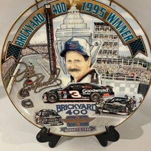 Brickyard 400 1995 Winner Commemorative Plate